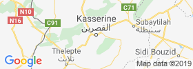 Kasserine map